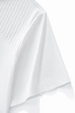 Seamless Linear Texture Polo WHITE