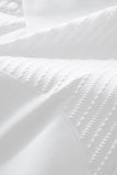 Seamless Linear Texture Polo WHITE