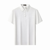 Seamless Horizon Texture Polo WHITE