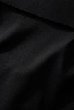 Perforated Shoulder Performance Polo BLACK