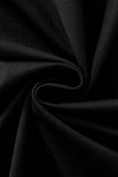 Perforated Shoulder Performance Polo BLACK