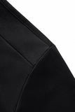 Perforated Shoulder Performance Polo BLACK