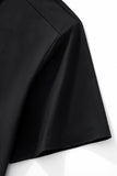 Perforated Shoulder Performance Polo BLACK