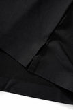 Perforated Shoulder Performance Polo BLACK