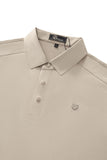 Perforated Shoulder Performance Polo KHAKI