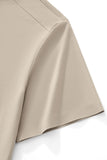 Perforated Shoulder Performance Polo KHAKI