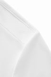 Perforated Shoulder Performance Polo WHITE