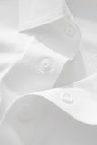 Perforated Shoulder Performance Polo WHITE