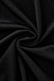 Seamless Mosaic Texture Polo BLACK