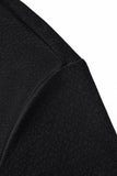 Seamless Mosaic Texture Polo BLACK