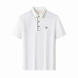 Seamless Mosaic Texture Polo WHITE