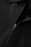 Seamless Horizon Zip Polo BLACK