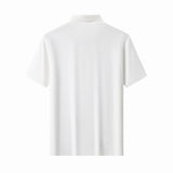 Seamless Horizon Zip Polo WHITE