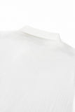 Seamless Horizon Zip Polo WHITE