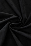 Seamless Chevron Texture Polo BLACK