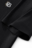 Seamless Geo Texture Polo BLACK