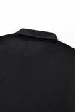 Seamless Geo Texture Polo BLACK