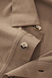 Seamless Geo Texture Polo KHAKI