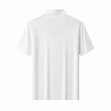 Seamless Geo Texture Polo WHITE