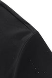 Midnight Crystal Cascade Polo BLACK/BLACK