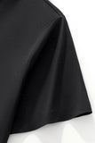 Midnight Crystal Cascade Polo BLACK/BLACK
