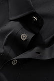 Midnight Crystal Cascade Polo BLACK/BLACK