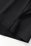 Midnight Crystal Cascade Polo BLACK/BLACK
