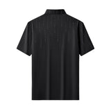 Midnight Crystal Cascade Polo BLACK/SILVER