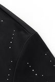 Midnight Crystal Cascade Polo BLACK/SILVER