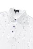 Midnight Crystal Cascade Polo WHITE/ROYAL