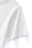 Midnight Crystal Cascade Polo WHITE/SILVER