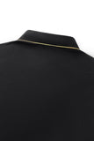 Regal Crystal Pocket Polo BLACK/GOLD