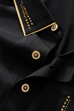 Regal Crystal Pocket Polo BLACK/GOLD
