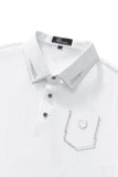 Regal Crystal Pocket Polo WHITE/SILVER