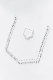Regal Crystal Pocket Polo WHITE/SILVER