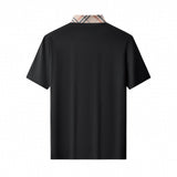 Regal Plaid Crystal Performance Polo BLACK/BLACK
