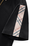 Regal Plaid Crystal Performance Polo BLACK/BLACK