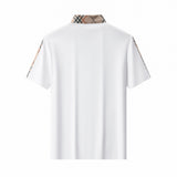 Regal Plaid Crystal Performance Polo WHITE/SILVER