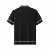 Refined Motion Knit Polo BLACK