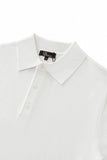 Refined Motion Knit Polo WHITE