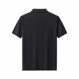 Everyday Luxe Knit Polo BLACK