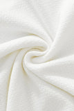 Retro Stripe Zip Knit Polo WHITE/KHAKI