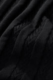 MetroLine Button Knit Polo BLACK