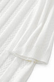 MetroLine Button Knit Polo WHITE