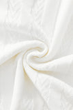 MetroLine Button Knit Polo WHITE