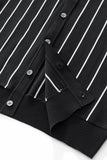 ModStripe Knit Shirt BLACK
