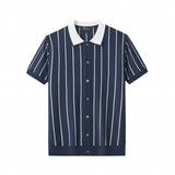 ModStripe Knit + Belmont SET - NAVY/WHITE/TAUPE