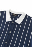 ModStripe Knit + Belmont SET - NAVY/WHITE/TAUPE