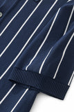 ModStripe Knit + Belmont SET - NAVY/WHITE/TAUPE