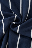 ModStripe Knit + Belmont SET - NAVY/WHITE/TAUPE